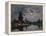 Dutch Windmills, 1884-Eugene Louis Boudin-Framed Premier Image Canvas