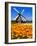 Dutch Windmills and Tulips-Jeni Foto-Framed Photographic Print