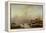 Dutch Winter Landscape-Andreas Schelfhout-Framed Premier Image Canvas