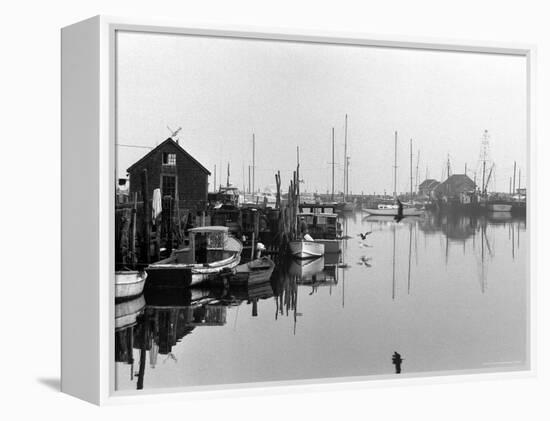 Dutcher Dock, Menemsha, Martha's Vineyard-Alfred Eisenstaedt-Framed Premier Image Canvas