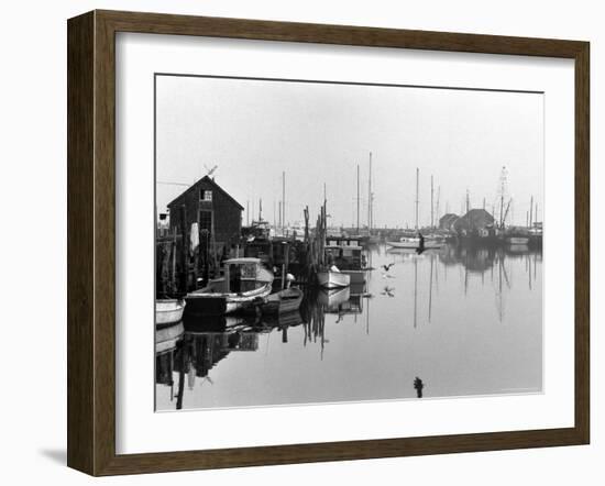Dutcher Dock, Menemsha, Martha's Vineyard-Alfred Eisenstaedt-Framed Photographic Print