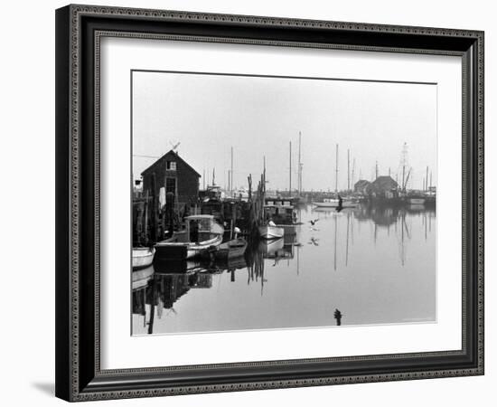 Dutcher Dock, Menemsha, Martha's Vineyard-Alfred Eisenstaedt-Framed Photographic Print