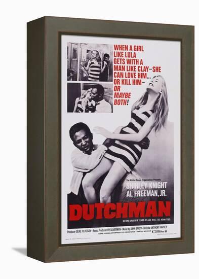 Dutchman, Top L-R: Shirley Knight, Al Freeman Jr., Bottom L-R: Al Freeman, Jr. Shirley Knight, 1967-null-Framed Stretched Canvas