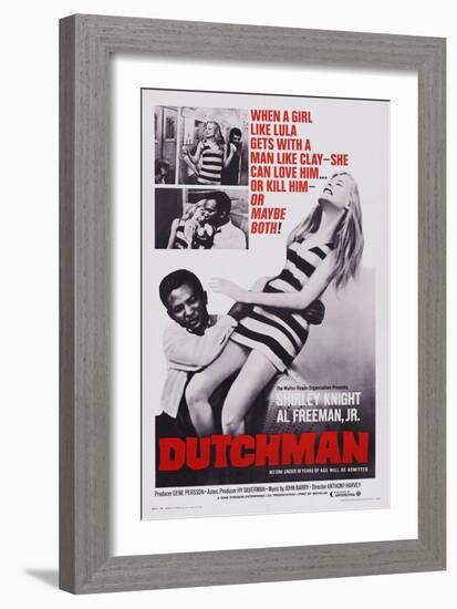 Dutchman, Top L-R: Shirley Knight, Al Freeman Jr., Bottom L-R: Al Freeman, Jr. Shirley Knight, 1967-null-Framed Art Print