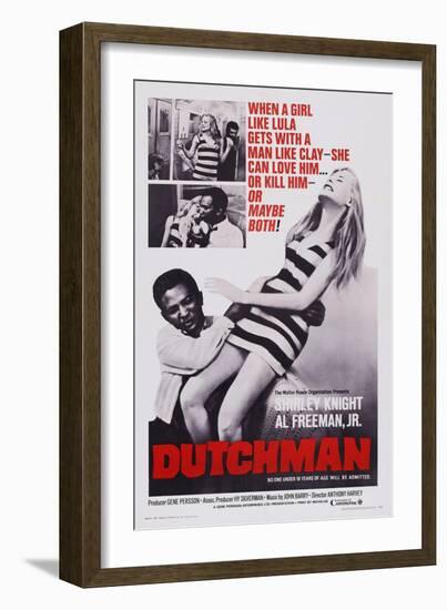 Dutchman, Top L-R: Shirley Knight, Al Freeman Jr., Bottom L-R: Al Freeman, Jr. Shirley Knight, 1967-null-Framed Art Print