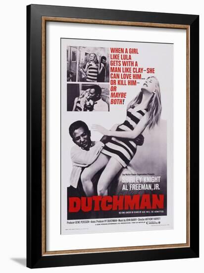 Dutchman, Top L-R: Shirley Knight, Al Freeman Jr., Bottom L-R: Al Freeman, Jr. Shirley Knight, 1967-null-Framed Art Print