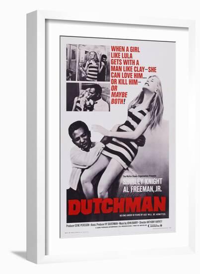 Dutchman, Top L-R: Shirley Knight, Al Freeman Jr., Bottom L-R: Al Freeman, Jr. Shirley Knight, 1967-null-Framed Art Print
