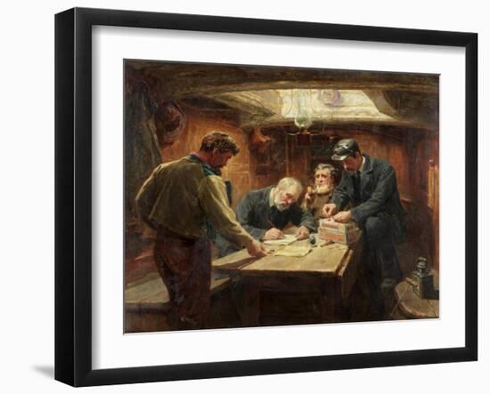 Duty Paid, 1896-Ralph Hedley-Framed Giclee Print