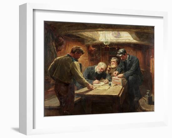 Duty Paid, 1896-Ralph Hedley-Framed Giclee Print