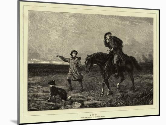 Duty-Heywood Hardy-Mounted Giclee Print