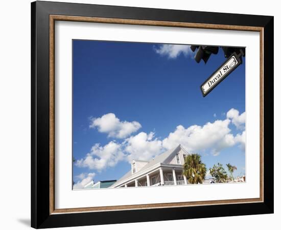 Duval Street, Key West, Florida, USA-Angelo Cavalli-Framed Photographic Print