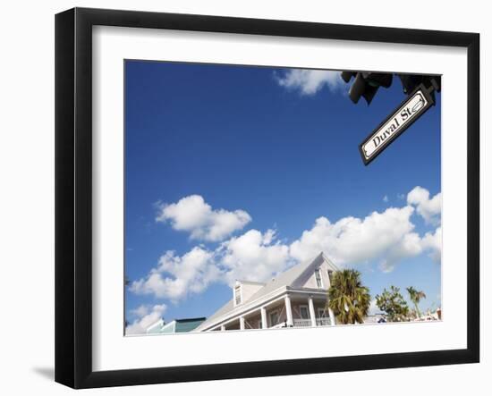 Duval Street, Key West, Florida, USA-Angelo Cavalli-Framed Photographic Print