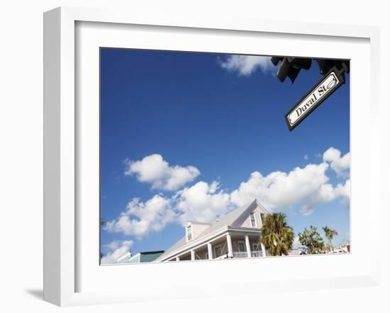 Duval Street, Key West, Florida, USA-Angelo Cavalli-Framed Photographic Print