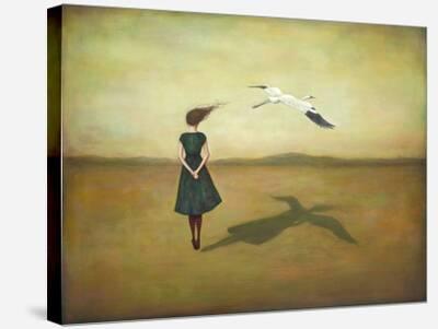 Buyartforless Favolosa Boundless in Fiore (Flower Dress) by Duy Huynh 26 x 26 Art Print Poster Wall Decor Floating Falling Pretty Surreal