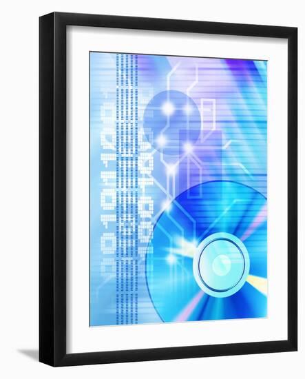 DVD Media-PASIEKA-Framed Photographic Print