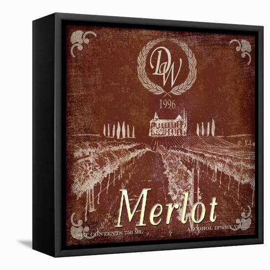 DW Merlot-Karen Williams-Framed Premier Image Canvas