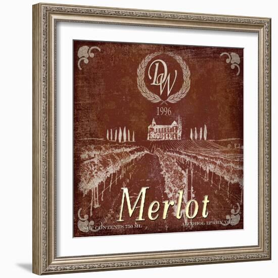 DW Merlot-Karen Williams-Framed Giclee Print