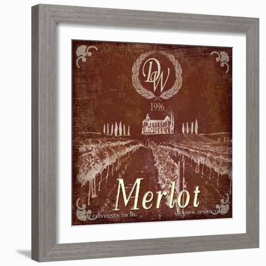 DW Merlot-Karen Williams-Framed Giclee Print