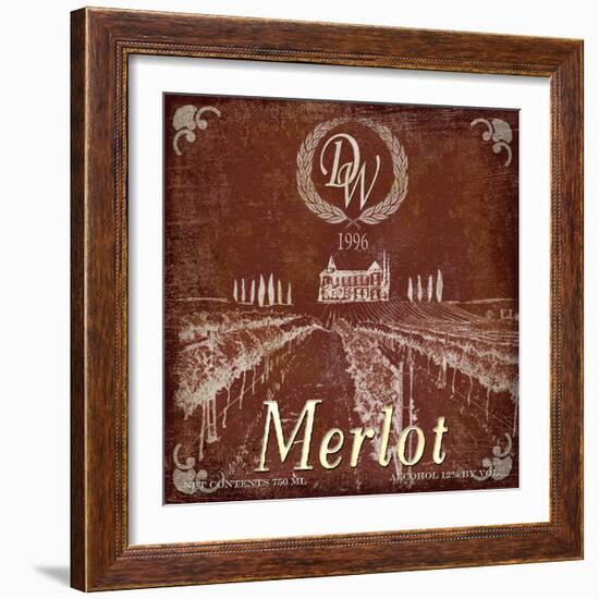 DW Merlot-Karen Williams-Framed Giclee Print