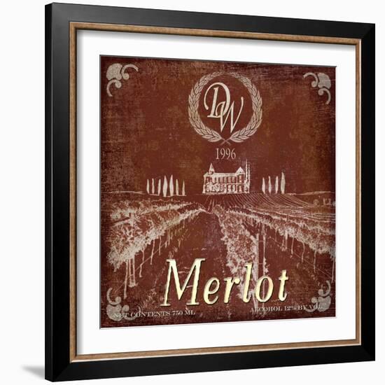 DW Merlot-Karen Williams-Framed Giclee Print