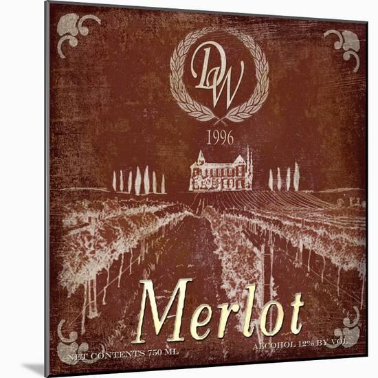 DW Merlot-Karen Williams-Mounted Giclee Print