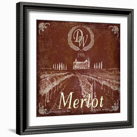 DW Merlot-Karen Williams-Framed Giclee Print