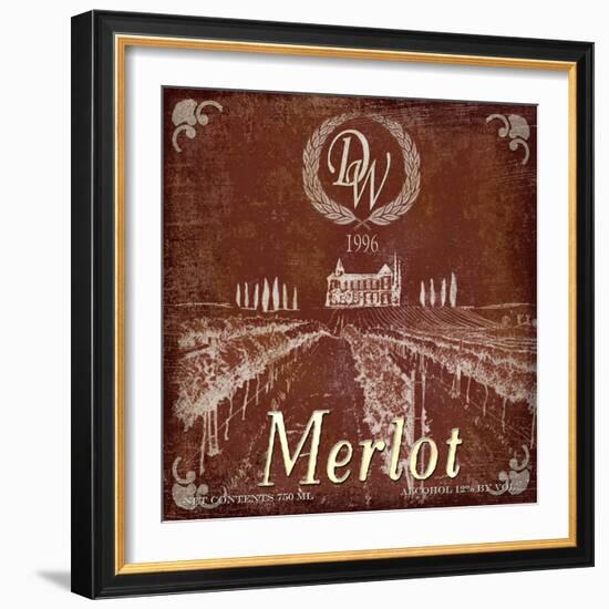 DW Merlot-Karen Williams-Framed Giclee Print