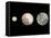 Dwarf Planets Ceres, Pluto, and Eris-Stocktrek Images-Framed Premier Image Canvas