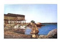 Restless, Newfoundland Fisherman-Dwight Baird-Framed Limited Edition