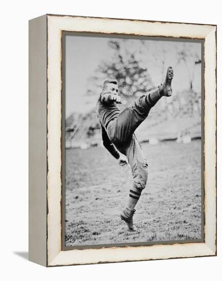 Dwight D. Eisenhower as a Cadet Footballer at West Point Academy, New York, 1912 (B/W Photo)-American Photographer-Framed Premier Image Canvas