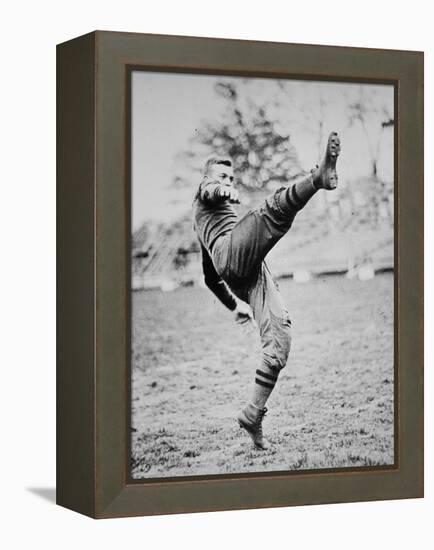 Dwight D. Eisenhower as a Cadet Footballer at West Point Academy, New York, 1912 (B/W Photo)-American Photographer-Framed Premier Image Canvas