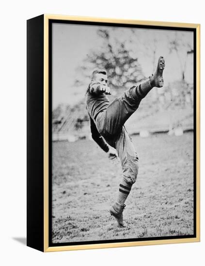 Dwight D. Eisenhower as a Cadet Footballer at West Point Academy, New York, 1912 (B/W Photo)-American Photographer-Framed Premier Image Canvas