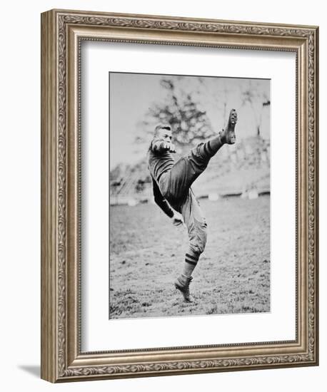 Dwight D. Eisenhower as a Cadet Footballer at West Point Academy, New York, 1912 (B/W Photo)-American Photographer-Framed Giclee Print