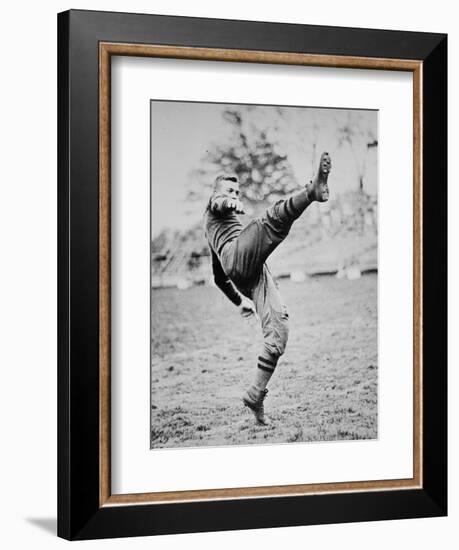 Dwight D. Eisenhower as a Cadet Footballer at West Point Academy, New York, 1912 (B/W Photo)-American Photographer-Framed Giclee Print