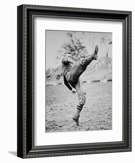 Dwight D. Eisenhower as a Cadet Footballer at West Point Academy, New York, 1912 (B/W Photo)-American Photographer-Framed Giclee Print