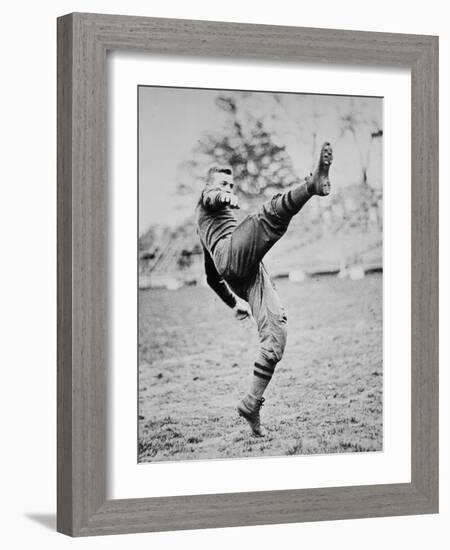 Dwight D. Eisenhower as a Cadet Footballer at West Point Academy, New York, 1912 (B/W Photo)-American Photographer-Framed Giclee Print