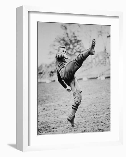 Dwight D. Eisenhower as a Cadet Footballer at West Point Academy, New York, 1912 (B/W Photo)-American Photographer-Framed Giclee Print