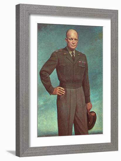 Dwight D. Eisenhower-null-Framed Art Print