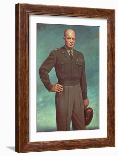 Dwight D. Eisenhower-null-Framed Art Print