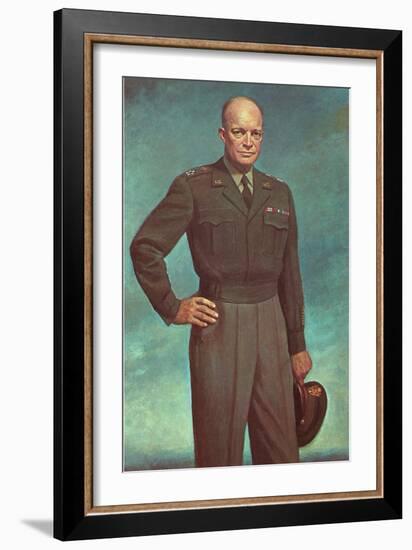 Dwight D. Eisenhower-null-Framed Art Print