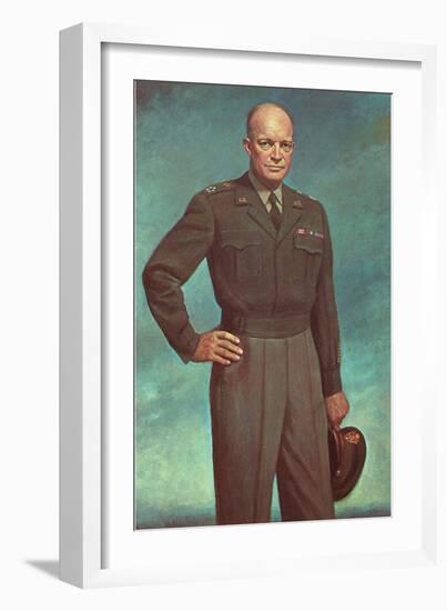 Dwight D. Eisenhower-null-Framed Art Print