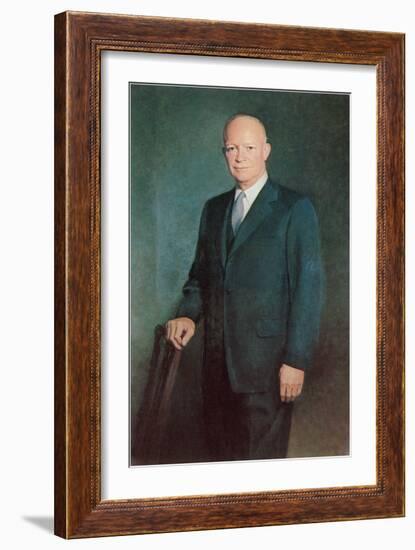 Dwight D. Eisenhower-null-Framed Art Print