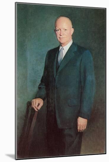 Dwight D. Eisenhower-null-Mounted Art Print