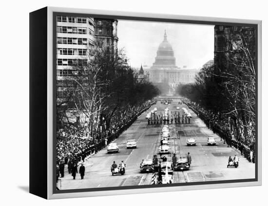 Dwight Eisenhower's Second Inauguration-null-Framed Stretched Canvas