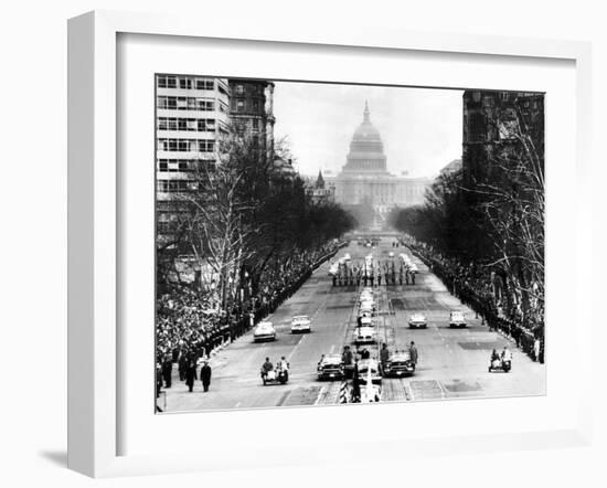 Dwight Eisenhower's Second Inauguration-null-Framed Photo