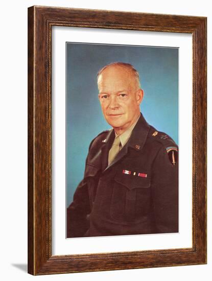 Dwight Eisenhower-null-Framed Art Print