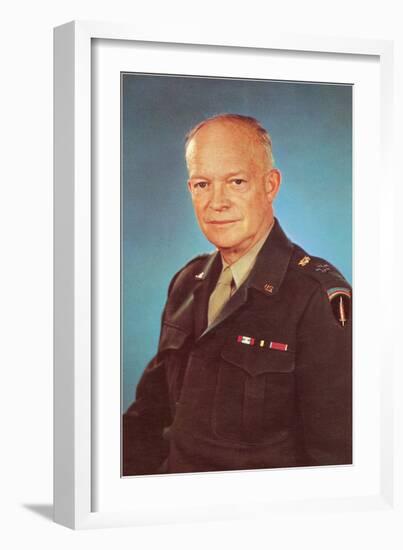 Dwight Eisenhower-null-Framed Art Print