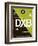 DXB Dubai Luggage Tag II-NaxArt-Framed Premium Giclee Print