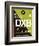 DXB Dubai Luggage Tag II-NaxArt-Framed Premium Giclee Print