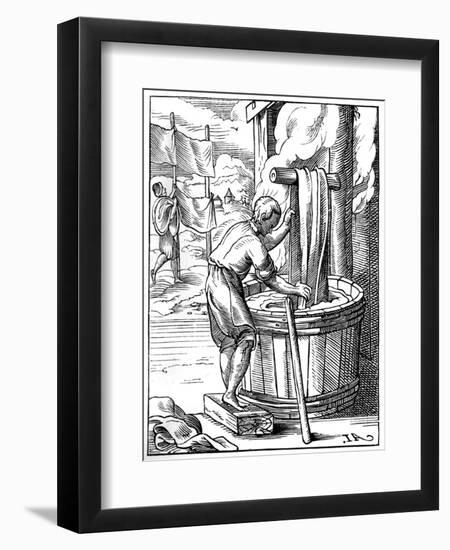 Dyer, 16th Century-Jost Amman-Framed Giclee Print